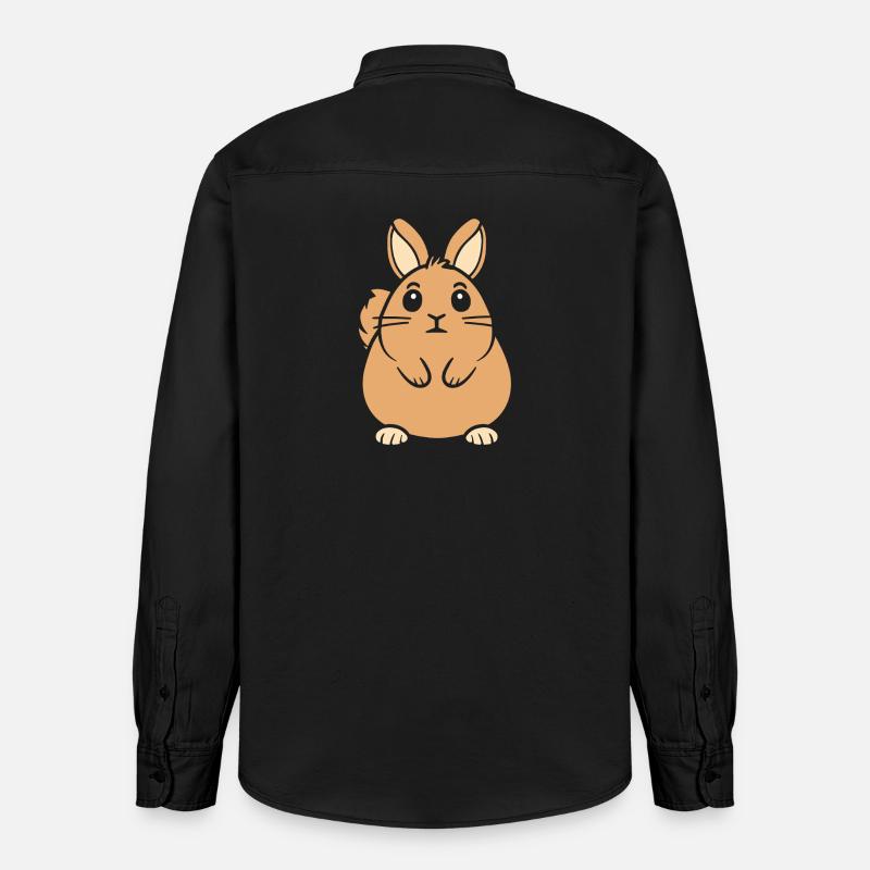 viscacha - Chemise unisexe coupe décontractée bio Stanley/Stella - noir délavé