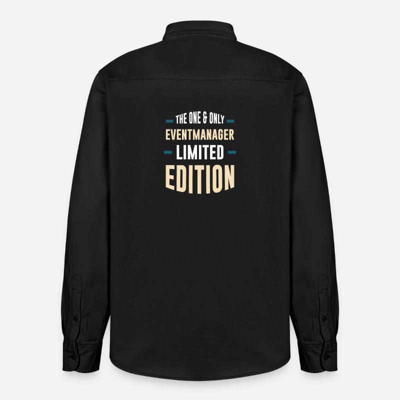 Eventmanager Limitierte Edition - Relaxed Fit Unisex Organic Hemd von Stanley/Stella - washed Black