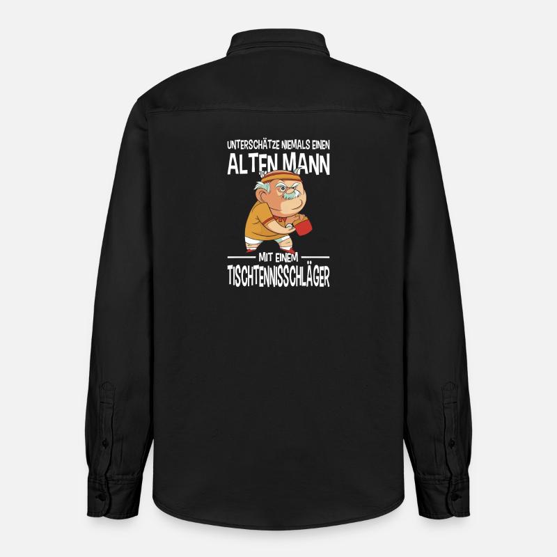 Karate Training Geschenke Karatetraining - Relaxed Fit Unisex Organic Hemd von Stanley/Stella - washed Black
