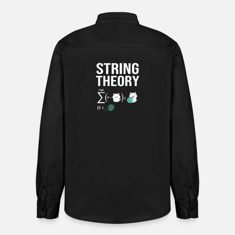 Quantum Physics Quantum Physics - Relaxed Fit Unisex Organic Shirt by Stanley/Stella - washed black