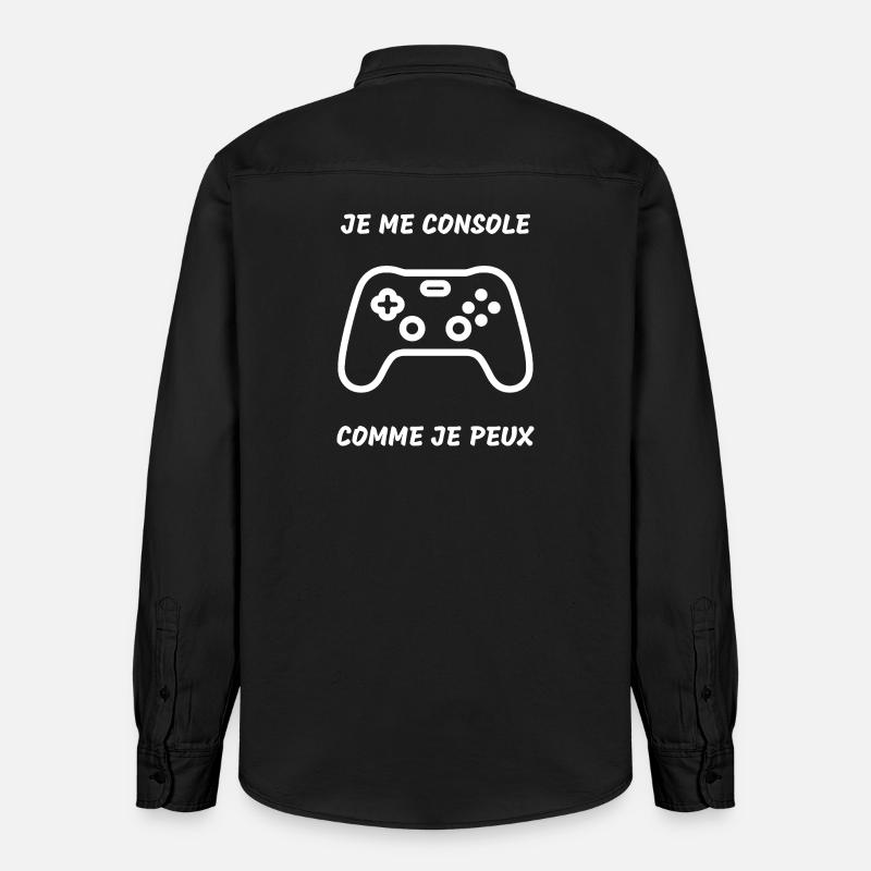 Videospiel-Controller - Relaxed Fit Unisex Organic Hemd von Stanley/Stella - washed Black