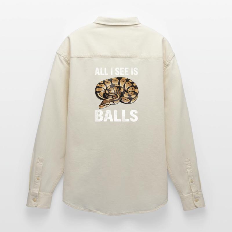 King Python Snakes Lover Terrarium Python Relaxed Fit Unisex Organic Shirt by Stanley/Stella