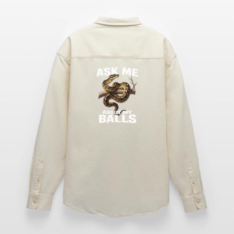 King Python Snakes Lover Terrarium Python Relaxed Fit Unisex Organic Shirt by Stanley/Stella