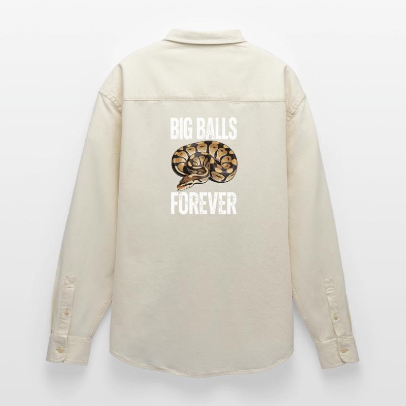 Python roi Serpents Amateurs de terrarium Python Chemise unisexe coupe décontractée bio Stanley/Stella