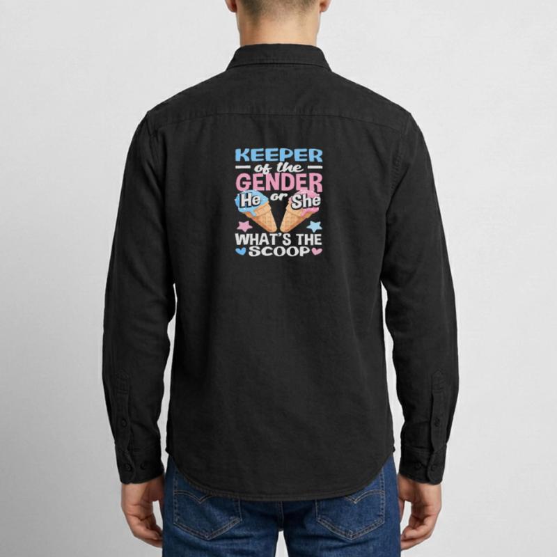 Er Oder Sie Was Gibts Neues Eiscreme Relaxed Fit Unisex Organic Hemd von Stanley/Stella