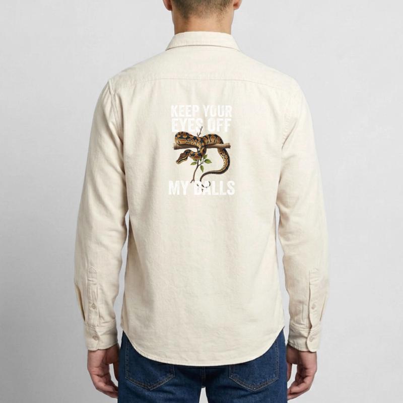 King Python Snakes Lover Terrarium Python Relaxed Fit Unisex Organic Shirt by Stanley/Stella