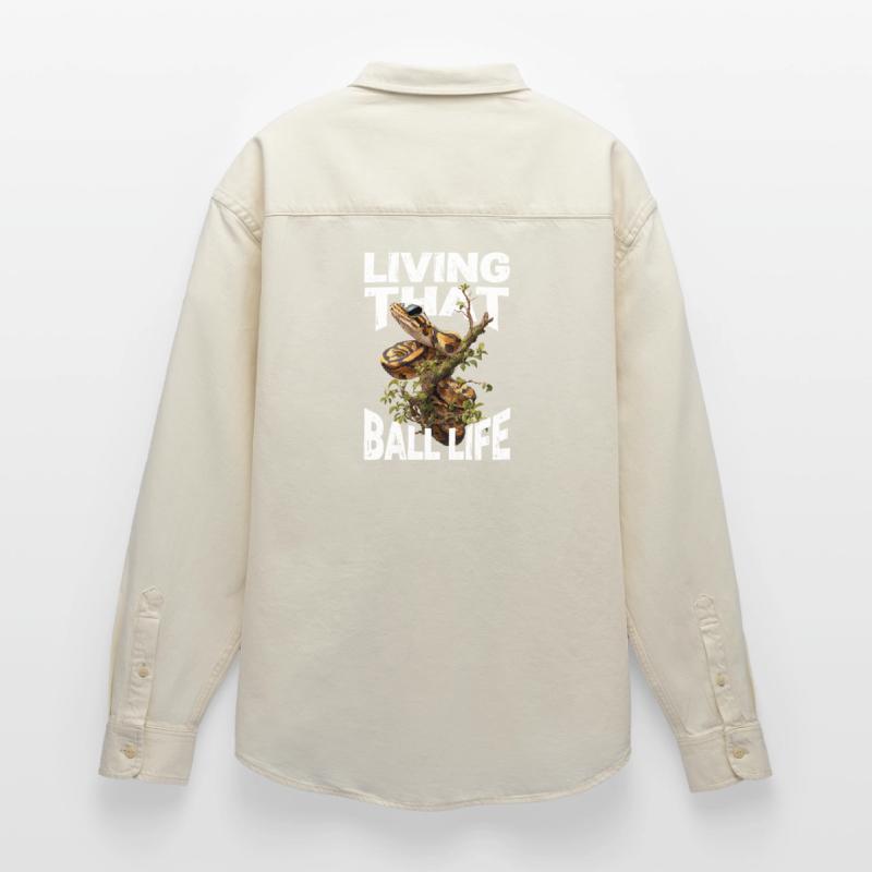 King Python Snakes Lover Terrarium Python Relaxed Fit Unisex Organic Shirt by Stanley/Stella