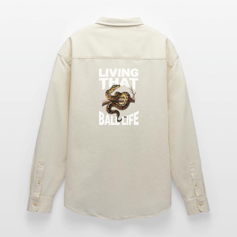 King Python Snakes Lover Terrarium Python Relaxed Fit Unisex Organic Shirt by Stanley/Stella