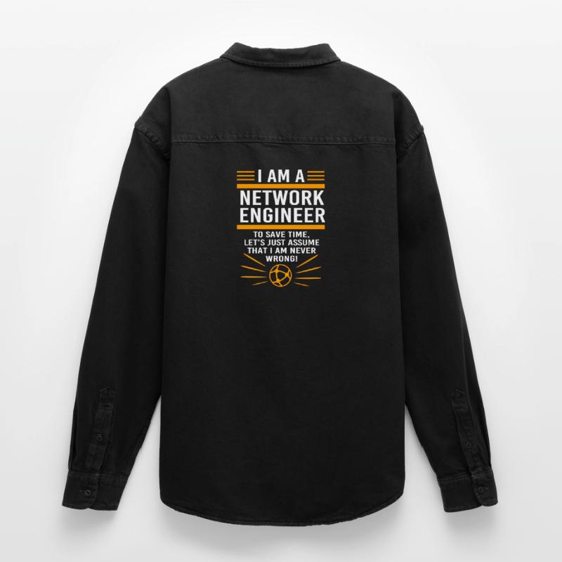 Network Computer Scientist Programmer Admin Relaxed Fit Unisex Organic Shirt by Stanley/Stella