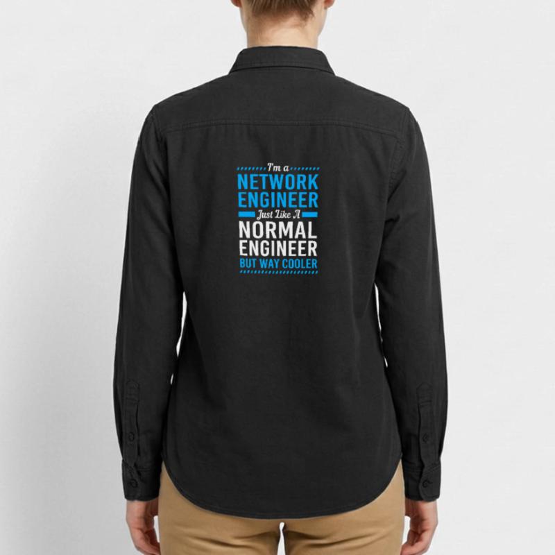 Network Computer Scientist Programmer Admin Relaxed Fit Unisex Organic Shirt by Stanley/Stella