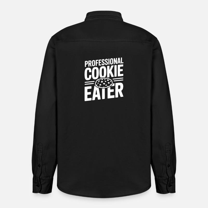 Mangeur de biscuits professionnel - Chemise unisexe coupe décontractée bio Stanley/Stella - noir délavé