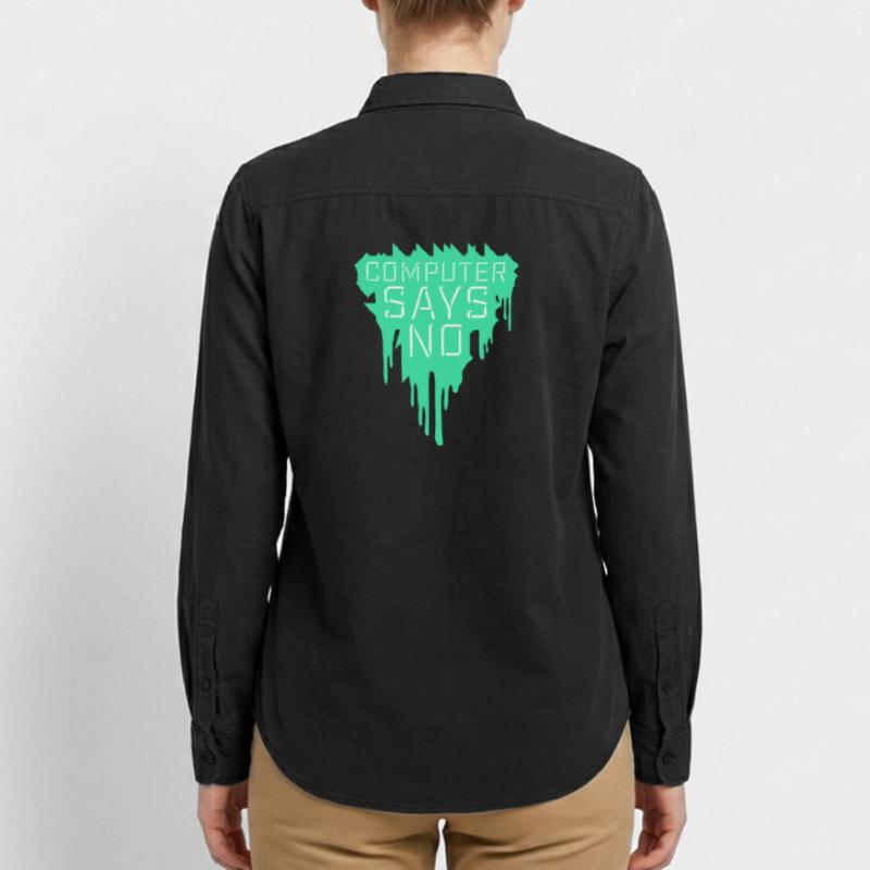 Computer Says No Funny Programmer Nerd Technique Relaxed Fit Unisex Organic Shirt by Stanley/Stella