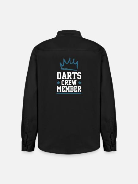 Darts Crew - Relaxed Fit Unisex Organic Shirt by Stanley/Stella - washed black