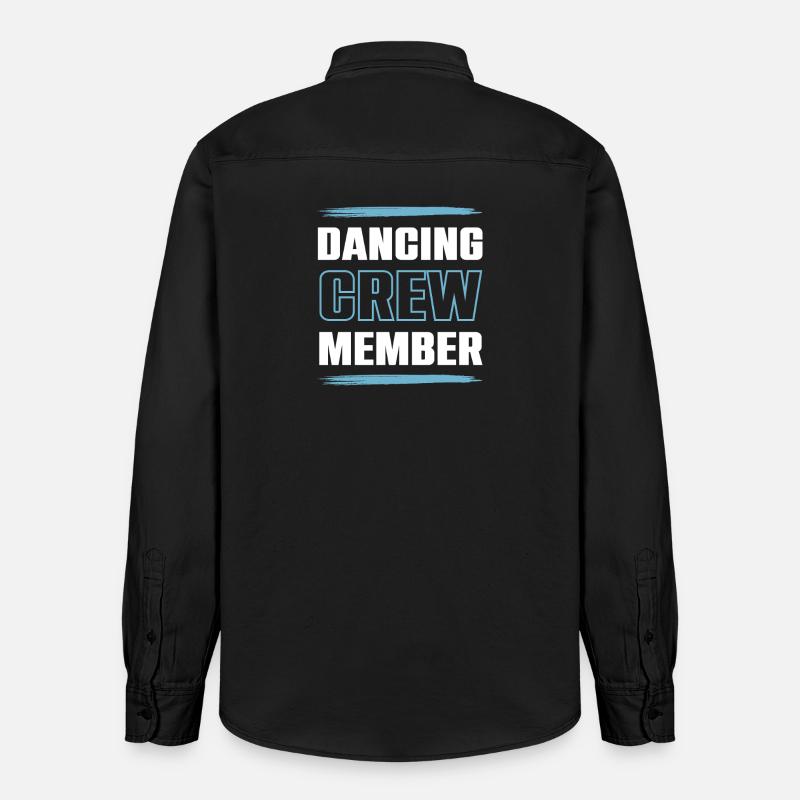 Équipe de danse - Chemise unisexe coupe décontractée bio Stanley/Stella - noir délavé