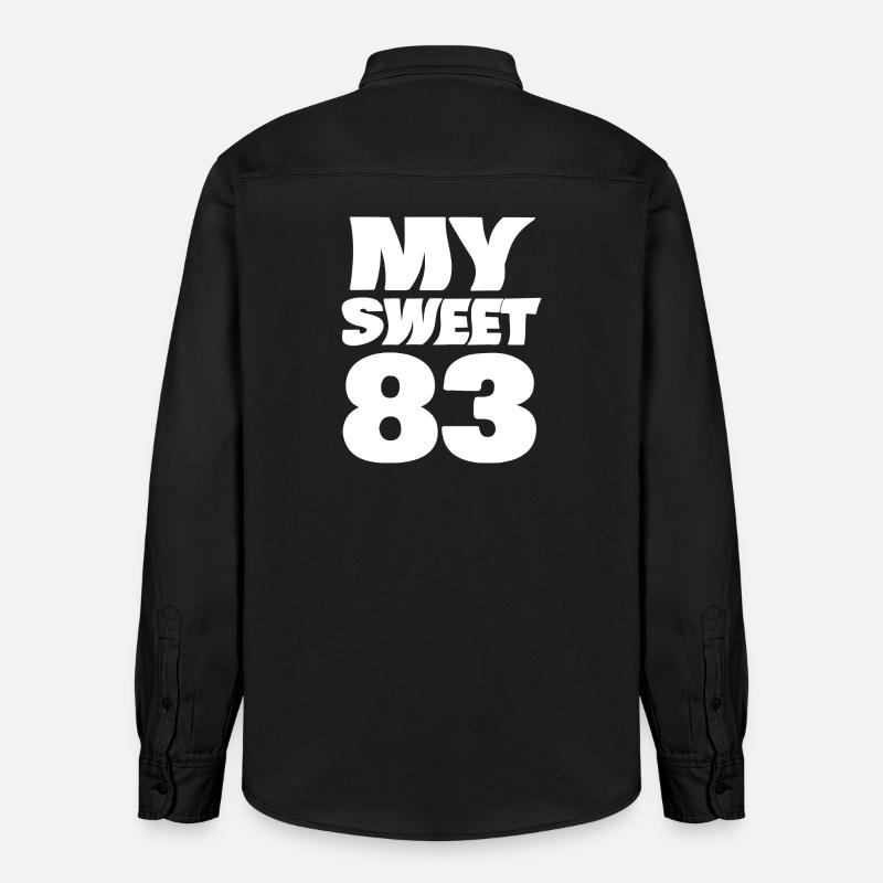 83 - Chemise unisexe coupe décontractée bio Stanley/Stella - noir délavé