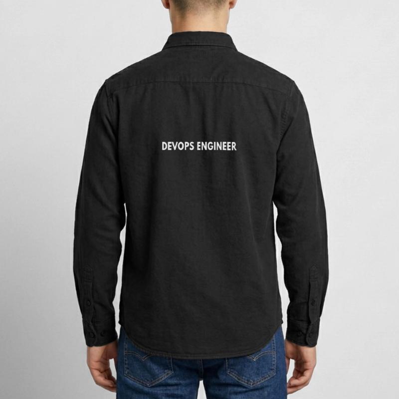 Ingénieur DevOps - Définition et codage techniques amusants Chemise unisexe coupe décontractée bio Stanley/Stella