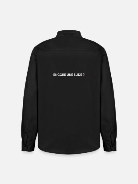 Another slide humor meeting office - Relaxed Fit Unisex Organic Shirt by Stanley/Stella - washed black