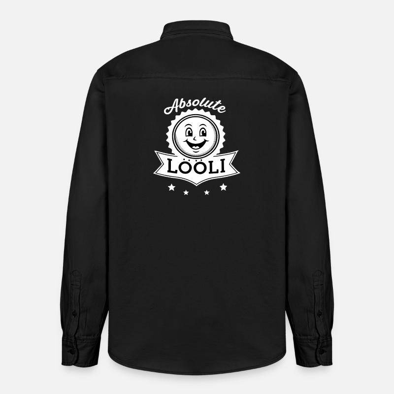 Absolute Lööli - Relaxed Fit Unisex Organic Hemd von Stanley/Stella - washed Black