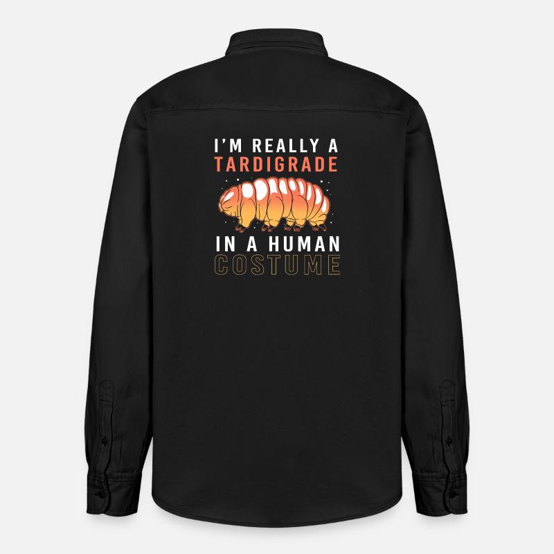 Bärtierchen Tardigrades Wasserbär Tardigrade - Relaxed Fit Unisex Organic Hemd von Stanley/Stella - washed Black