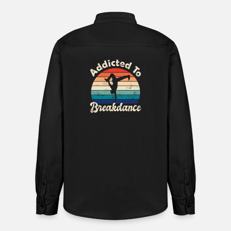 Breakdance - Camicia unisex vestibilità rilassata bio di Stanley/Stella - washed black