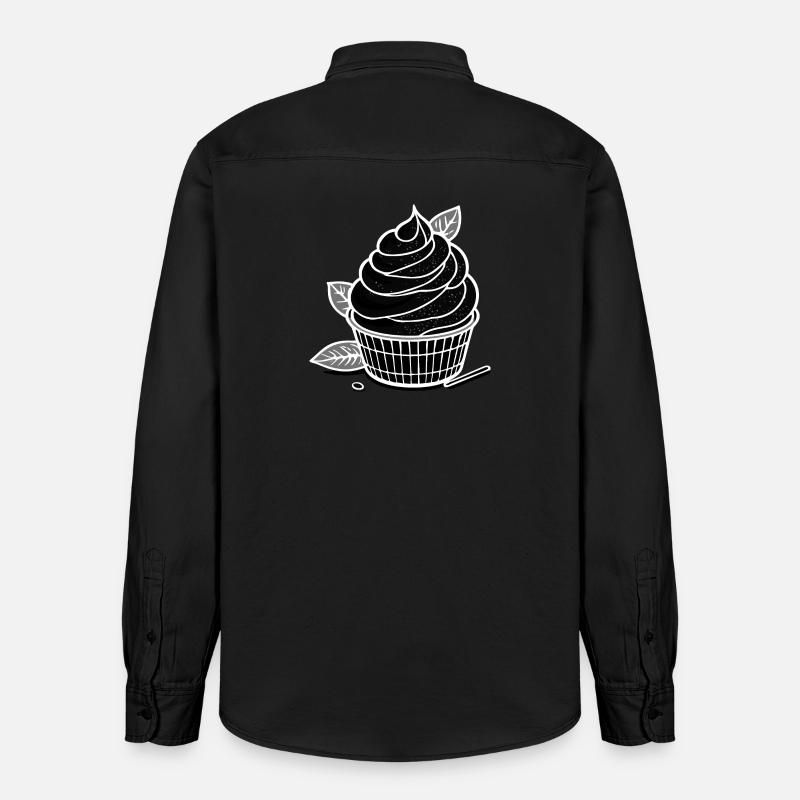 Crème glacée au matcha - Chemise unisexe coupe décontractée bio Stanley/Stella - noir délavé