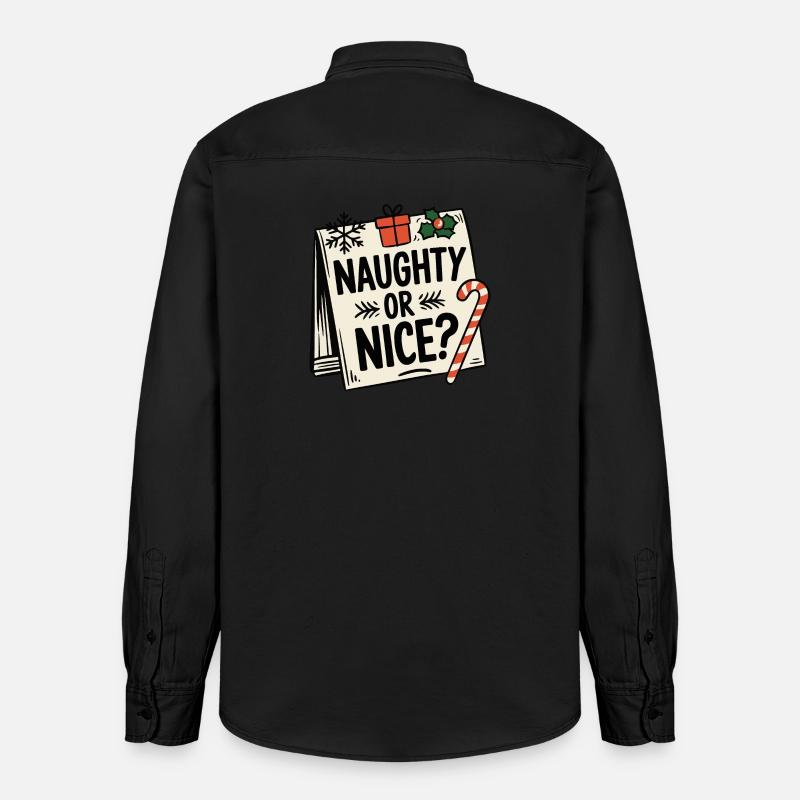 Frech oder nett - Relaxed Fit Unisex Organic Hemd von Stanley/Stella - washed Black