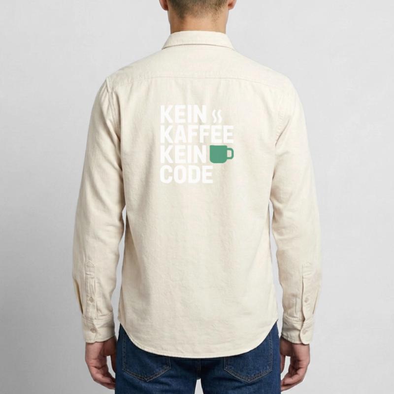 No Coffee No Code Programmer Computer Scientist Relaxed Fit Unisex Organic Shirt by Stanley/Stella