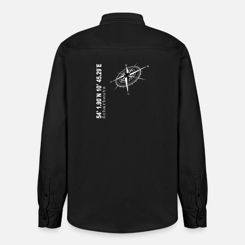 Scharbeutz - Relaxed Fit Unisex Organic Hemd von Stanley/Stella - washed Black