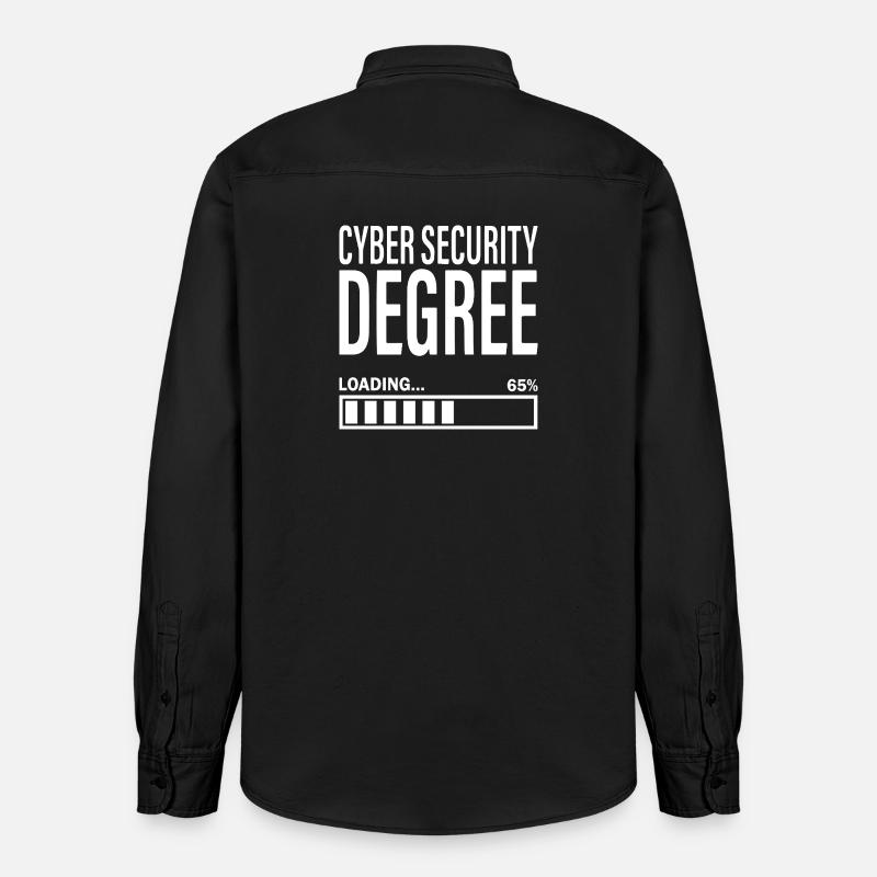 Cybersecurity Student Engineer Cyber Security - Relaxed Fit Unisex Organic Shirt by Stanley/Stella - washed black