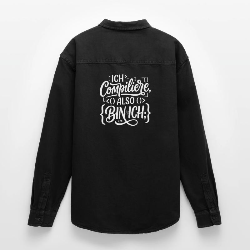 Ich compiliere also bin ich Coder Relaxed Fit Unisex Organic Hemd von Stanley/Stella
