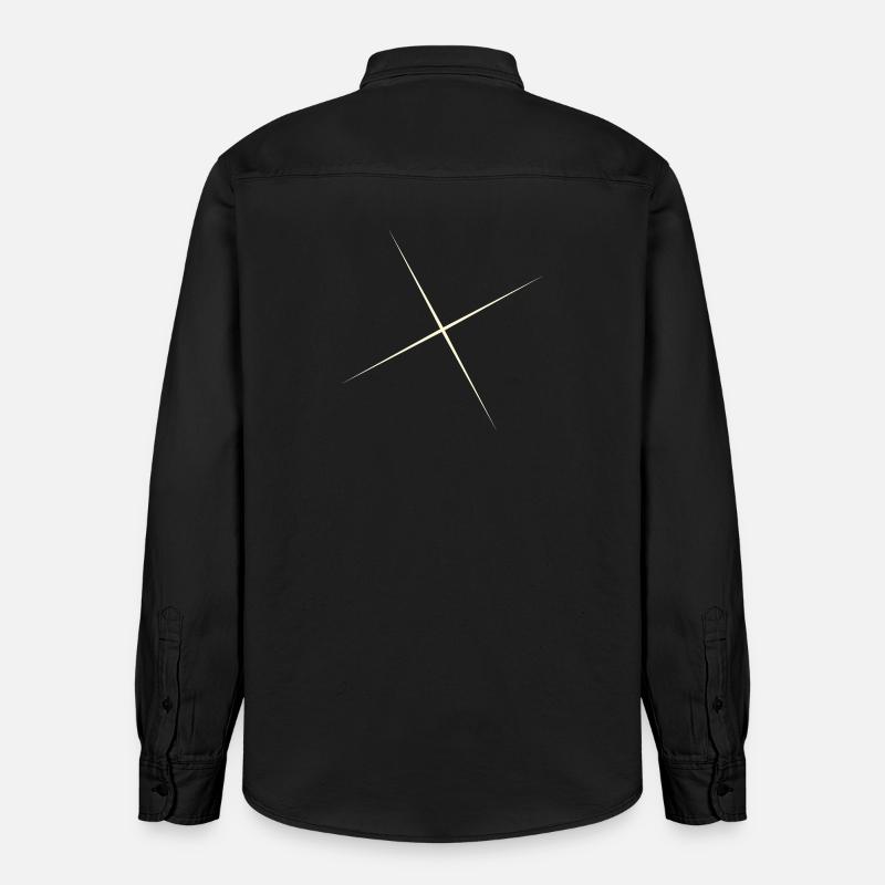 Temps fort / Rays Star - Chemise unisexe coupe décontractée bio Stanley/Stella - noir délavé