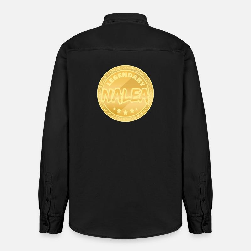 Cadeau pour Nalea - Chemise unisexe coupe décontractée bio Stanley/Stella - noir délavé