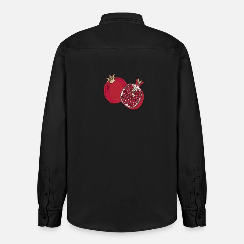Pamplemousse d’été fruit savoureux plaisir cadeau - Chemise unisexe coupe décontractée bio Stanley/Stella - noir délavé