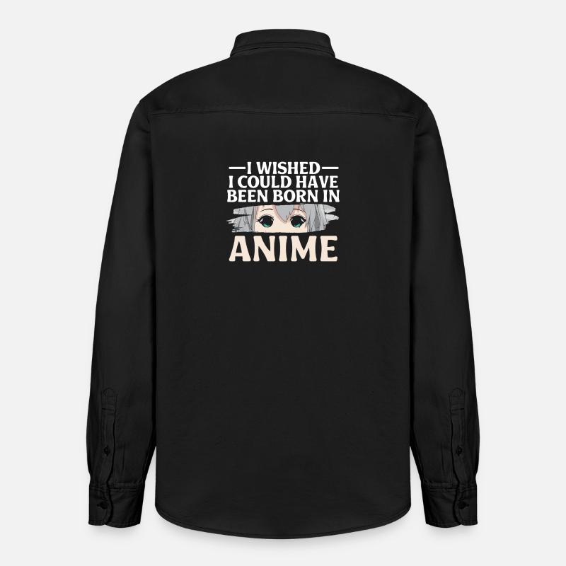 Conception de séries animées - Chemise unisexe coupe décontractée bio Stanley/Stella - noir délavé