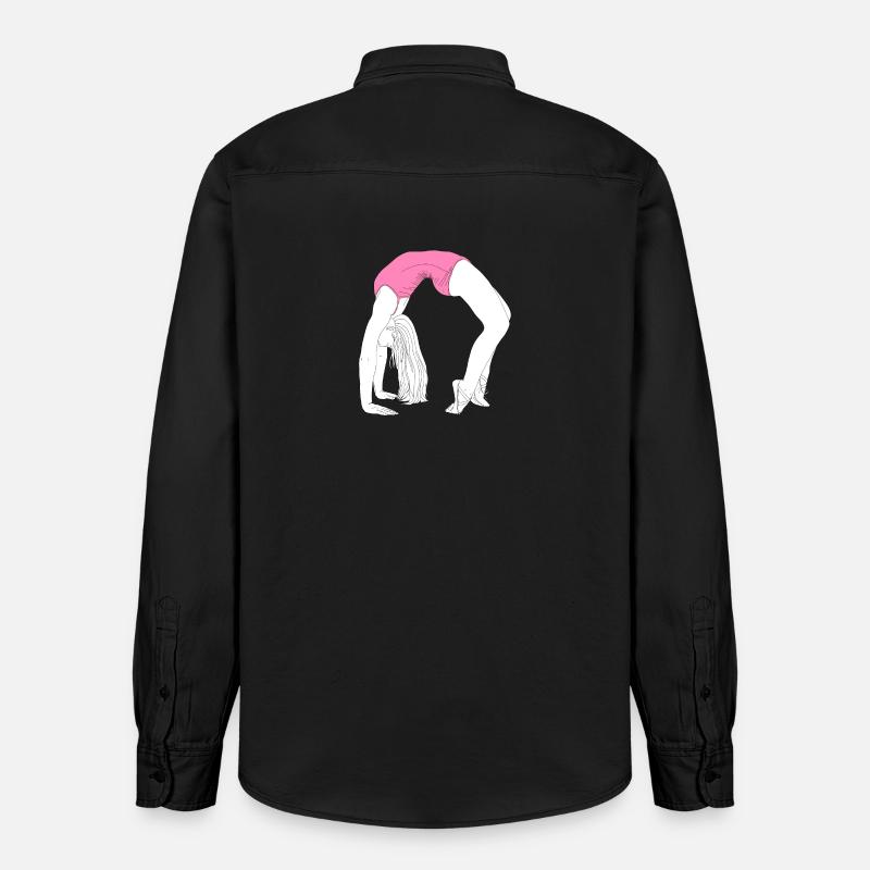 Pont de la danse acrobatique - Chemise unisexe coupe décontractée bio Stanley/Stella - noir délavé