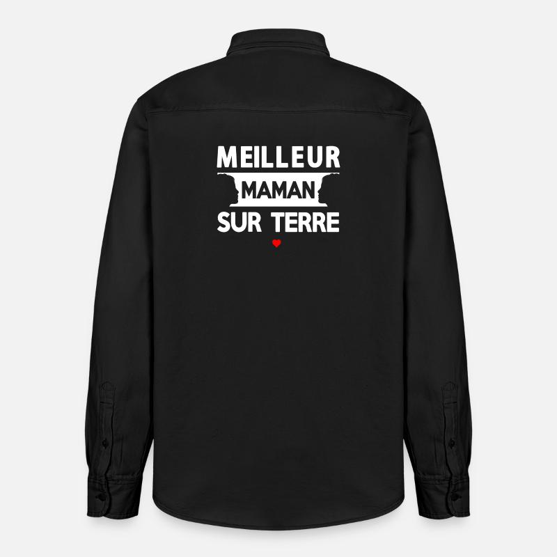 Zitat der Mutter auf der Erde - Relaxed Fit Unisex Organic Hemd von Stanley/Stella - washed Black