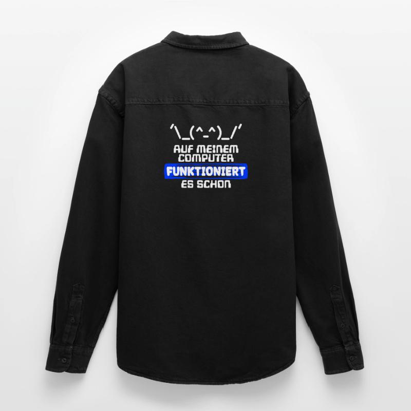 Computer Developer Softwareentwickler Statement Relaxed Fit Unisex Organic Hemd von Stanley/Stella