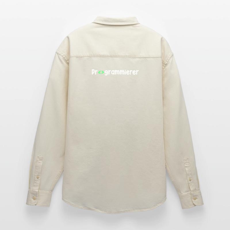 Programmierer Computerfreak Skripting Code Nerd Relaxed Fit Unisex Organic Hemd von Stanley/Stella