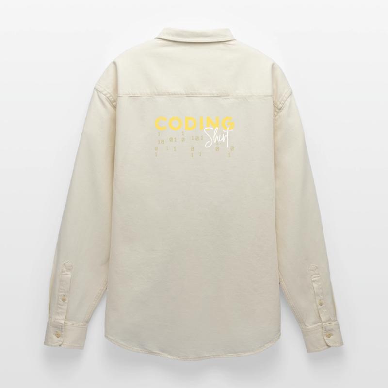 Coden Statement Developer Programmierer Skripting Relaxed Fit Unisex Organic Hemd von Stanley/Stella