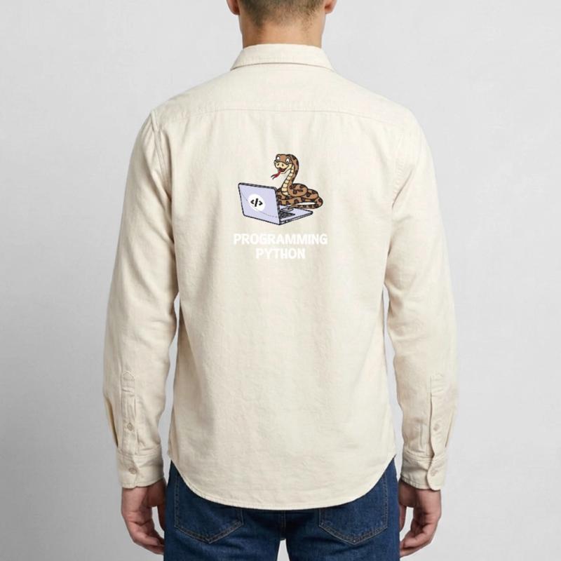 Scripting Programmer Computer Debug Developer Relaxed Fit Unisex Organic Shirt by Stanley/Stella