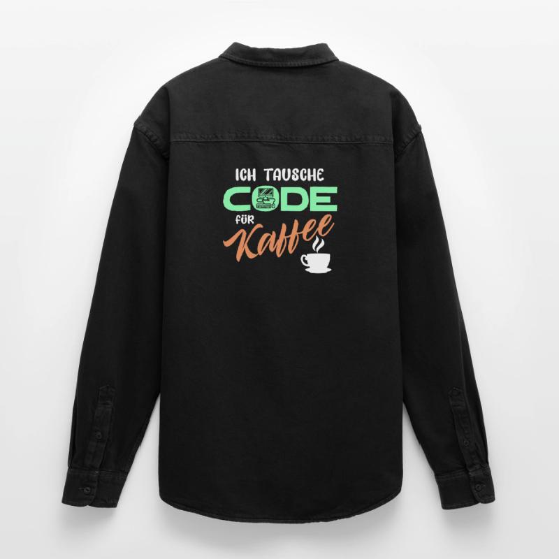 Code Developer Statement Programmer Computer Relaxed Fit Unisex Organic Shirt by Stanley/Stella