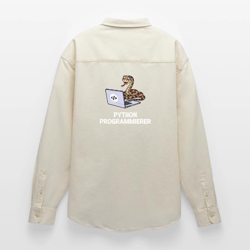 Developer Coden Statement Computer Programmierer Relaxed Fit Unisex Organic Hemd von Stanley/Stella