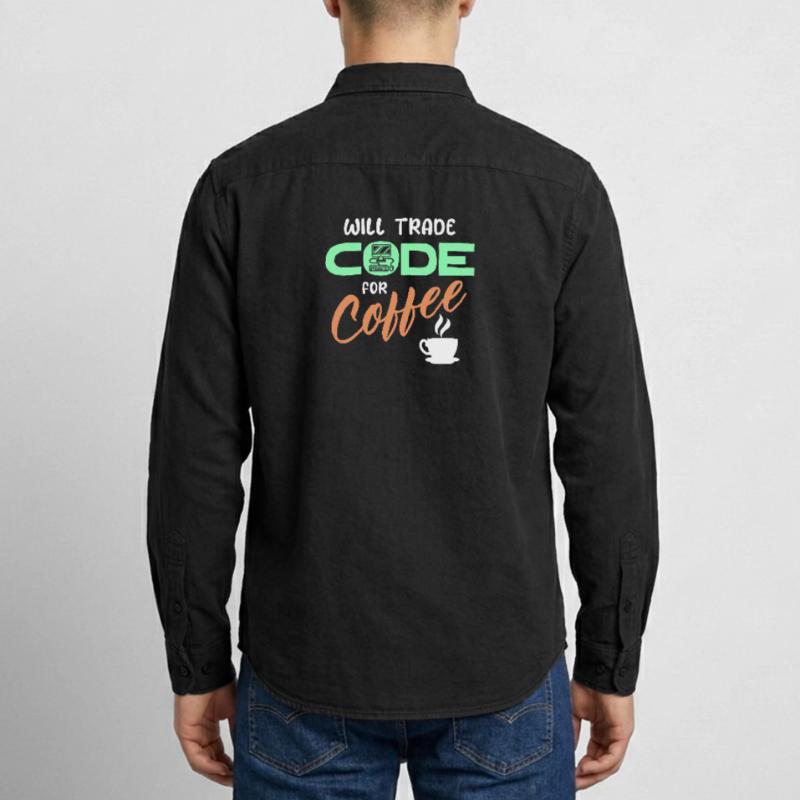 Programmer Developer Code Statement Computer Relaxed Fit Unisex Organic Shirt by Stanley/Stella