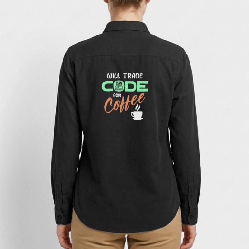 Programmer Developer Code Statement Computer Relaxed Fit Unisex Organic Shirt by Stanley/Stella