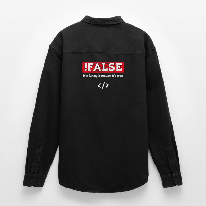 Debug Skripting Statement Developer Code Nerd Relaxed Fit Unisex Organic Hemd von Stanley/Stella