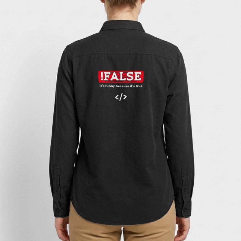 Debug Skripting Statement Developer Code Nerd Relaxed Fit Unisex Organic Hemd von Stanley/Stella