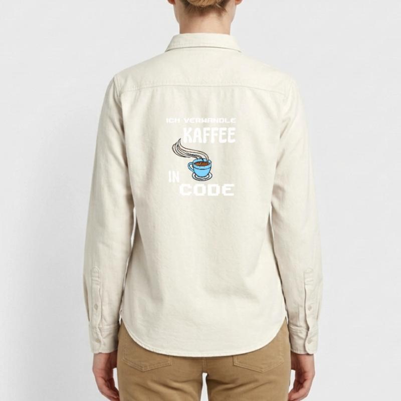 Developer Computerfreak Statement Coden Skripting Relaxed Fit Unisex Organic Hemd von Stanley/Stella