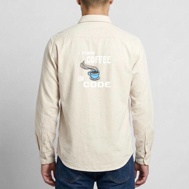 Developer Computerfreak Statement Programmierer Relaxed Fit Unisex Organic Hemd von Stanley/Stella