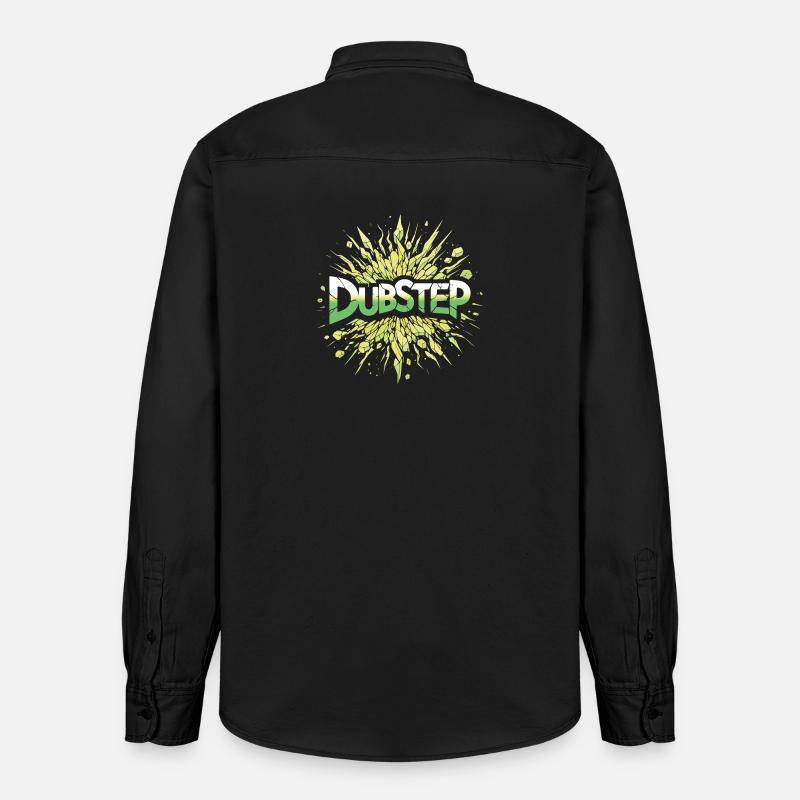 dubstep explosion - Chemise unisexe coupe décontractée bio Stanley/Stella - noir délavé