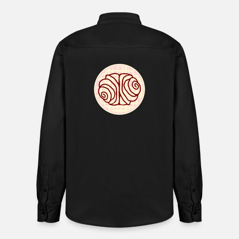 FRANZBRÖTCHEN GEBÄCK HAMBURGER STUDENTIN - Relaxed Fit Unisex Organic Hemd von Stanley/Stella - washed Black